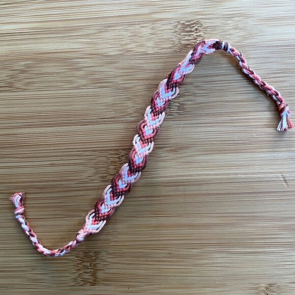 Adrienne Woven Bracelet anklet trendy comfortable tie embroidery thread woven gi - Picture 3 of 3